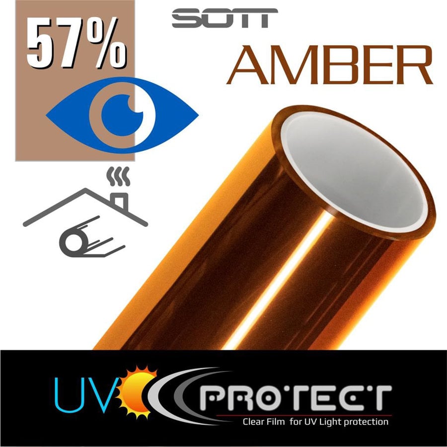 UV Protektion Amber Industrial Grade 152 cm UV-Amber-1