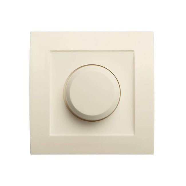 Single Dimmer Knob Tradim | Cream