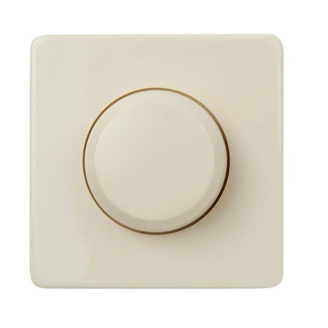 Single dimmer button cream suitable for Peha Standard