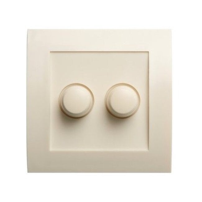 Double Dimmer Knob Tradim | Cream