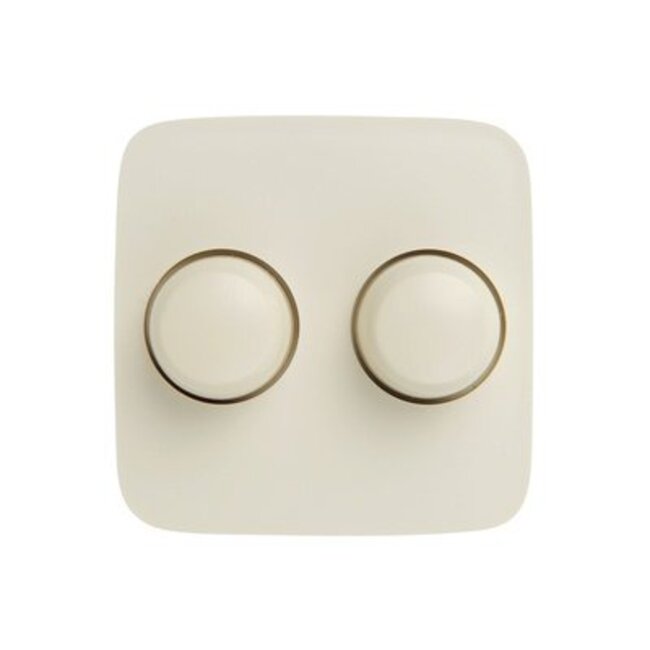 Double Dimmer Button Busch Jaeger Reflex SI | Cream