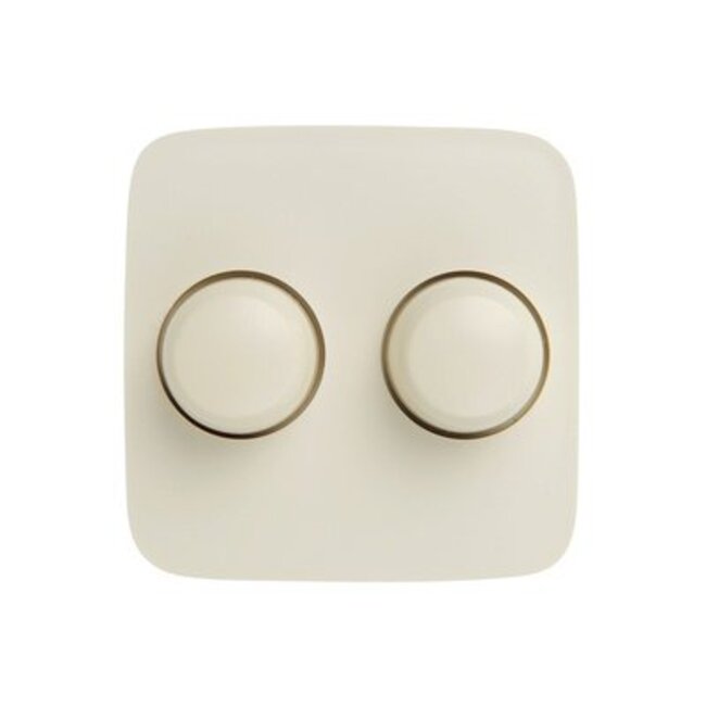 Double Dimmer Button Busch Jaeger SI | Cream