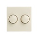 Dual dimmer button cream suitable for Jung AS500 Dual dimmer button cream suitable for Jung AS500