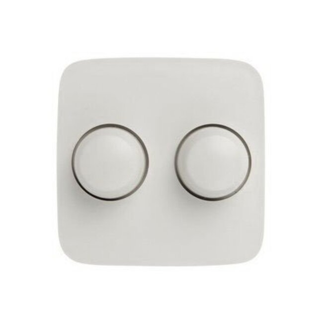 Double Dimmer Button Busch Jaeger Reflex SI | Alpin White