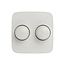 Busch Jaeger Double Dimmer Button Busch Jaeger Reflex SI | Alpin White