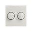 Jung Double Bouton de Gradation Jung AS500 | Alpin Blanc