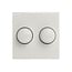 Jung Double Dimmer Knob with Insert – Jung AS500 Series – Alpine white