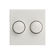 Dual dimmer button white suitable for Jung AS500 Dual dimmer button white suitable for Jung AS500