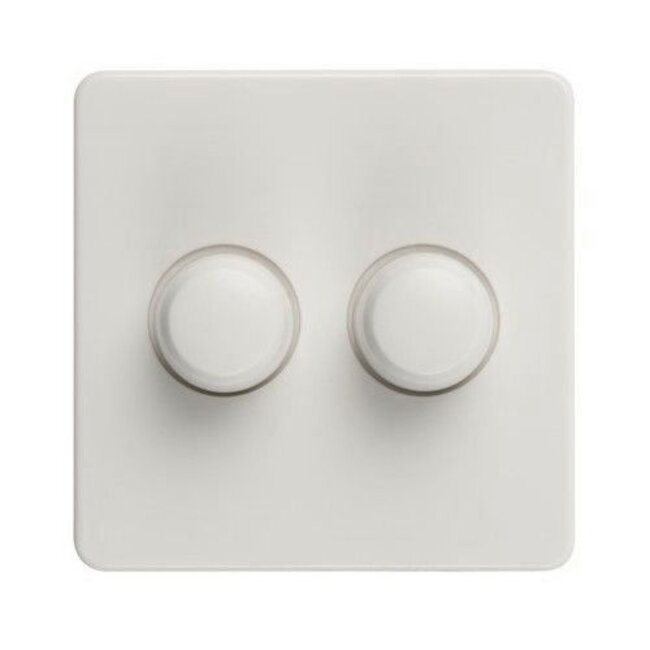 Double Dimmer Button Peha Standard | White