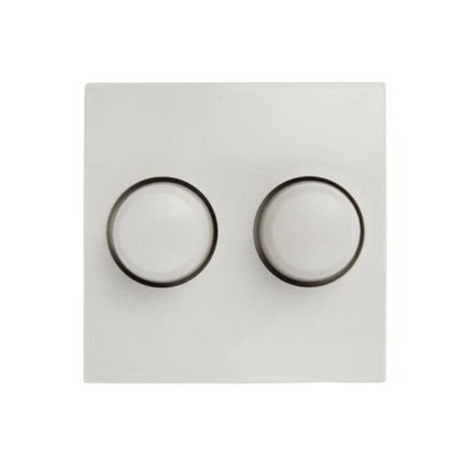 Double Dimmer Switch Berker S1 | White