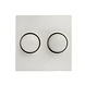 Bouton blanc à double variateur adapté au Berker S1 Bouton blanc à double variateur adapté au Berker S1