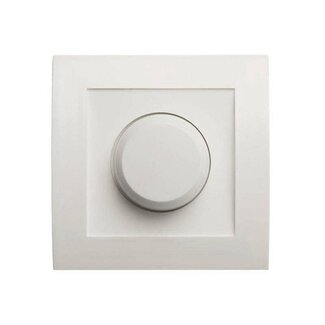 Tradim Bouton de Gradation avec plaque de finition set blanc – Tradim
