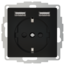 Stopcontact met USB inCharge PRO 55 | Zwart