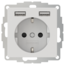 Socket with USB inCharge PRO 55 | Matt White