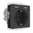 Socket with USB inCharge PRO 55 | Anthracite