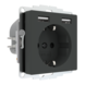 2USB Stopcontact met USB inCharge PRO 55 | Antraciet 2USB Stopcontact met USB inCharge PRO 55 | Antraciet