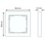 Cover Frame Gira Simple E2 | Matt White