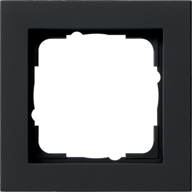 Cover Frame Simple Gira E2 | Black Matt