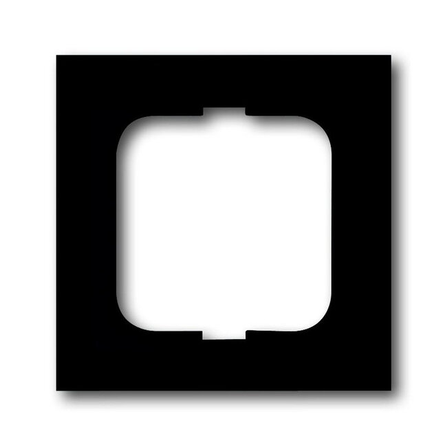 Cadre de Couverture Busch-Jaeger Future Linear Simple | Noir Mat