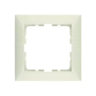 Berker Cadre de Couverture Berker Simple S.1 | Crème Blanc Brillant