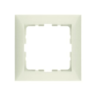 Berker Cover frame Simple Berker S.1 | Cream White Glossy