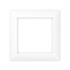 Jung Cover frame Jung simple AS500 alpine white glossy Jung Cover frame Jung simple AS500 alpine white glossy