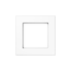 Jung Cover frame Jung Simple A550 | Alpine White