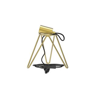 Calex Calex Tischlampe Stativ Gold E27 1.5m Kabel