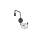 Calex Calex U-Line Wandarmatuur Zwart E27 3m kabel Calex Calex U-Line Wandarmatuur Zwart E27 3m kabel