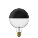 Calex Calex LED Volglas Filament Kopspiegel Globelamp 220-240V 4W 190lm E27 G125, Zwart 2000K Dimbaar Calex Calex LED Volglas Filament Kopspiegel Globelamp 220-240V 4W 190lm E27 G125, Zwart 2000K Dimbaar