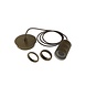 Calex Calex Kordel-Set Antike Bronze E27 Fassung Calex Calex Kordel-Set Antike Bronze E27 Fassung