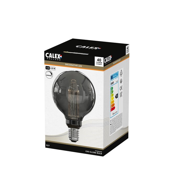 Calex LED Glasfaserkugelampe G95