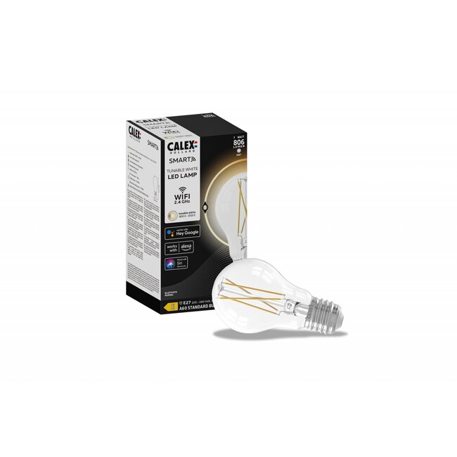 Calex Smart Led Fileament Clear GLS Lampe A60