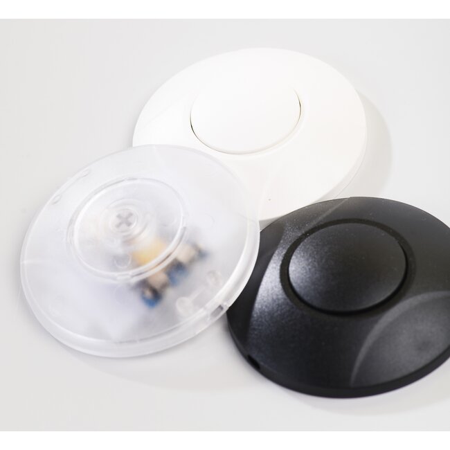 64310 LED-Filament-Bodendimmer, 2-100W/VA Transparent