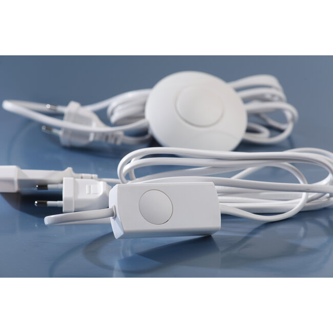 64201 LED Snoerdimmer incl. Snoer Wit | 2-100W