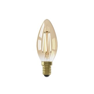 Calex Calex Candle B35 Gold Straight Filament 220-240V 3.5W 2100K Dimmable