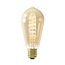 CALEX LED Lampe rustique de filament flexible en verre