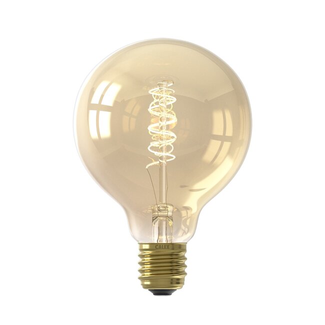 CALEX LED Lampe de globe de filament Flex G95