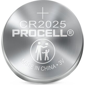 Duracell Duracell Procell Lithium Knoopcel CR2025 3V 165mAh - 5 stuks