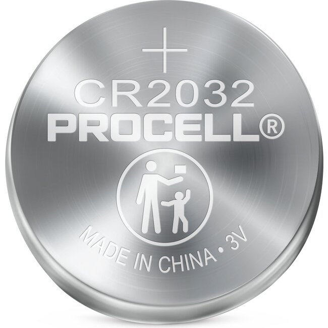 Duracell Procell Lithium Pièce CR2032 3V 245mAh - 5 pièces