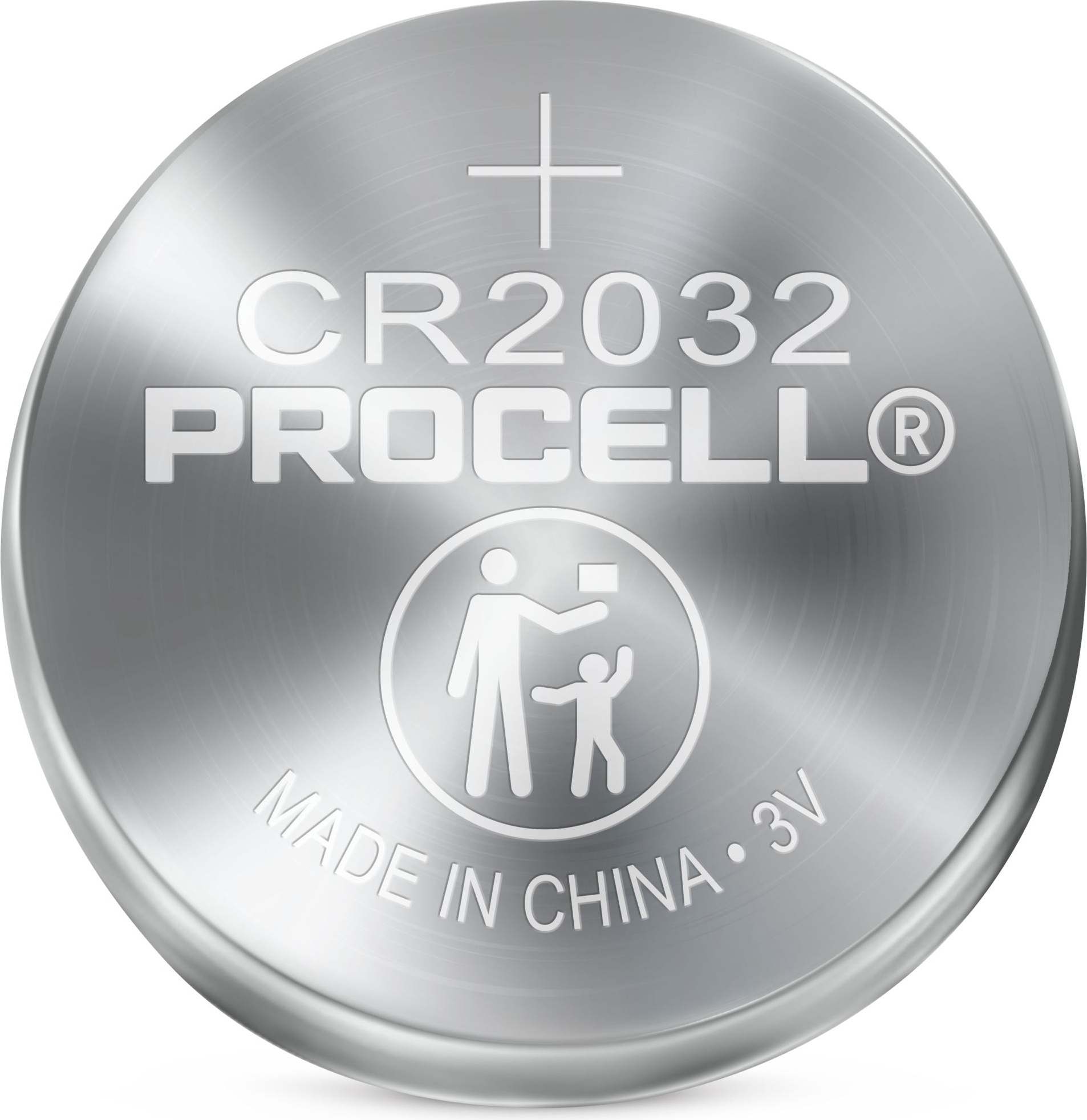 Duracell Duracell Procell pile bouton au lithium CR2032 3V 245mAh -5 pièces  