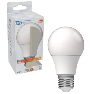 LED's light Lampe LED DimToWarm E27 - Mat - Variable en blanc extra chaud - 8W (60W)