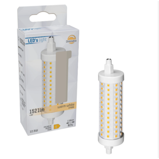 LED's light LED Rod bulb R7S 118 mm - Warm white - 12.5W replaces 100W