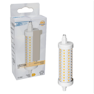 LED's light LED Staaflamp R7S 118 mm - Warm wit - 12.5W vervangt 100W