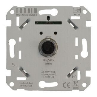 Tradim 2497H Digital Wall Dimmer | 1-150W