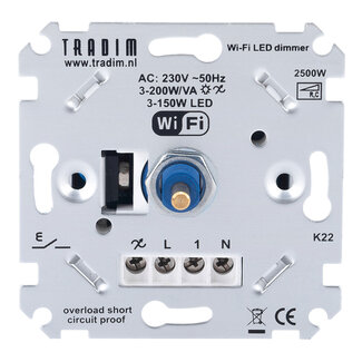 Tradim 2500W WiFi Unterputz Dimmer | 3-150W