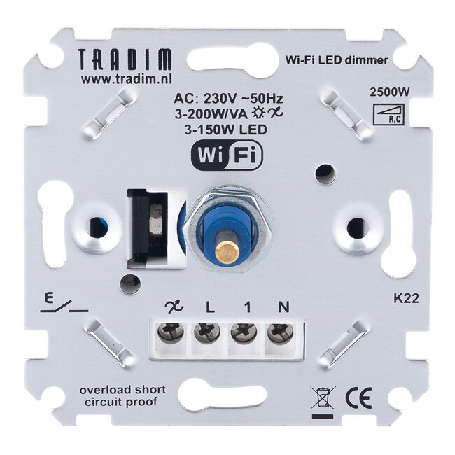 2500W WiFi muurdimmer