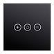 Tradim 25022ZB Glass Touch muurdimmer zwart Tradim 25022ZB Glass Touch muurdimmer zwart