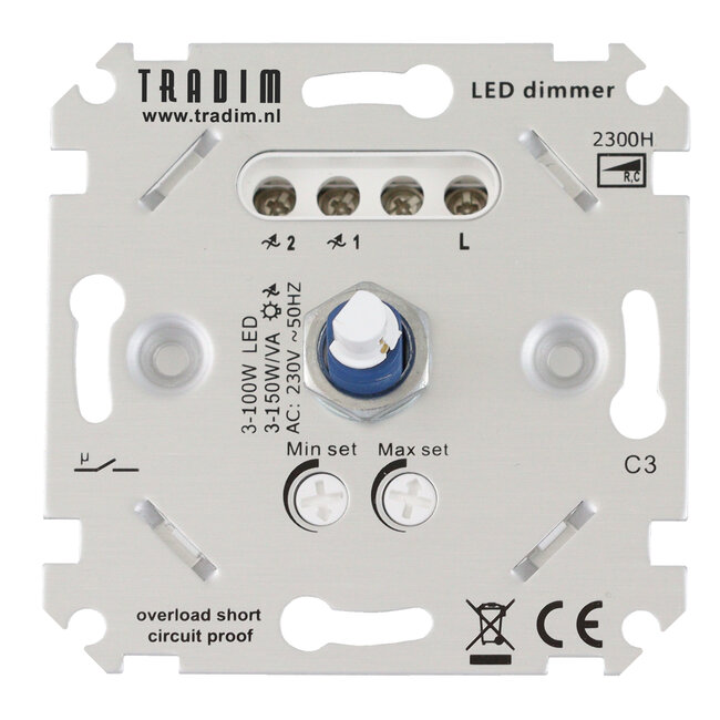 2300H LED Muurdimmer