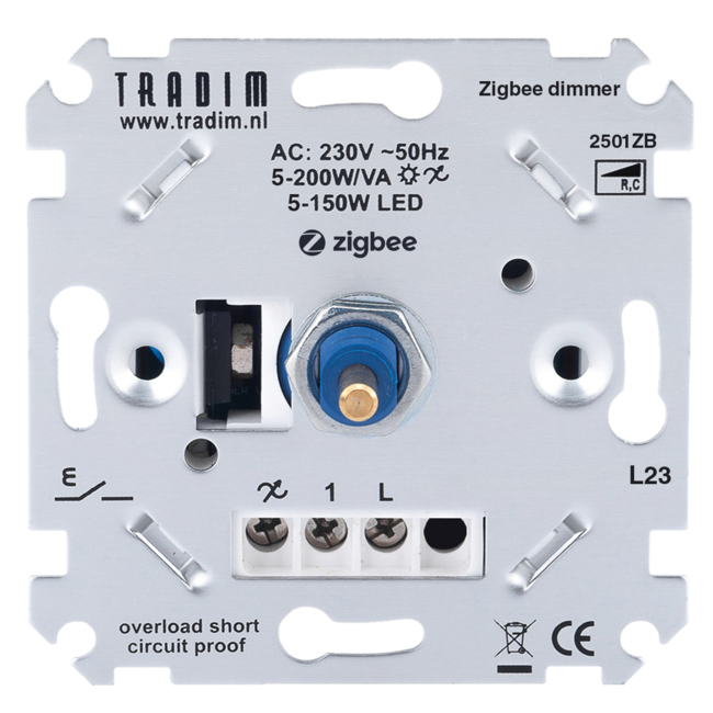 2501ZB Zigbee wall dimmer